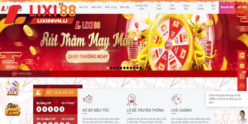 Đủ 18 tuổi mới được phép tham gia Lixi88